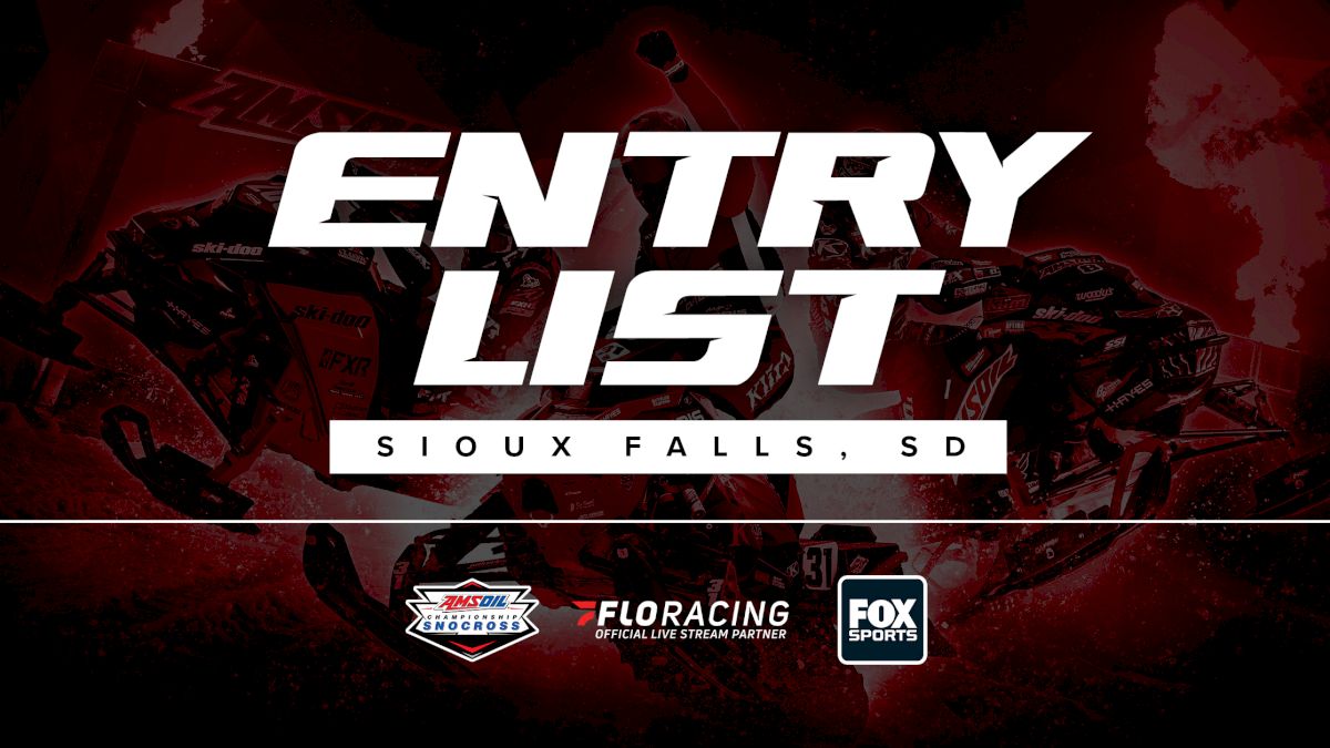 Entry List: Sioux Falls Snocross National 2024