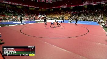 126 lbs D2/d3 - Semi-finals (sat 10:00am.) - Mason Hird, Prairie Du Chien vs Cole Steffen, Saint Croix Falls