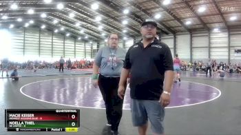 190 lbs Semis & 1st Wrestleback (8 Team) - Kalie Davis, Midwest Assasins Blue vs Lily Clark, The Fort Lady Hammers