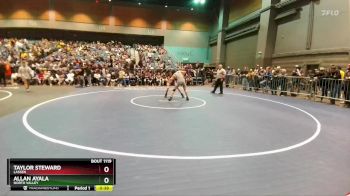 120 lbs Cons. Round 2 - Taylor Steward, Lassen vs Allan Ayala, North Valley