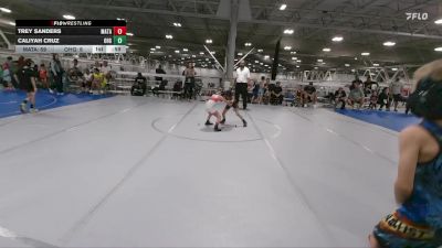 44 lbs Round 3 (6 Team) - Trey Sanders, Mat Assassins vs Caliyah Cruz, Ohio Gold