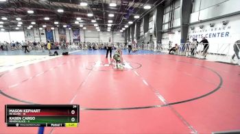 64 lbs Rd# 10- 4:00pm Saturday Final Pool - Mason Kephart, PA Silver vs Kasen Cargo, Minion Black