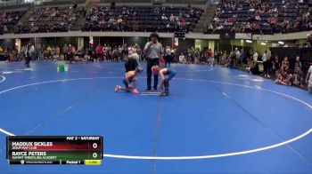 70 lbs Quarterfinal - Maddux Sickles, Jesup Mat Club vs Rayce Peters, Summit Wrestling Academy