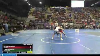 126 lbs Cons. Round 2 - Lane Cooper, Bishop Ryan vs Elijah Ramos, Killdeer