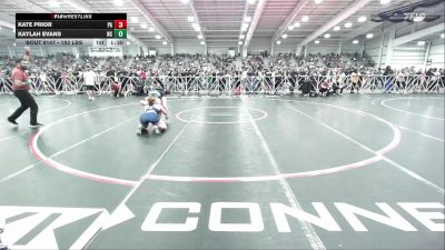 152 lbs Quarterfinal - Kate Prior, PA vs Kaylah Evans, NC