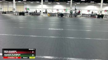 72 lbs Round 2 (8 Team) - Reza Khademi, Daniel Cormier WA vs Maddox Plambeck, Terps East Coast Elite