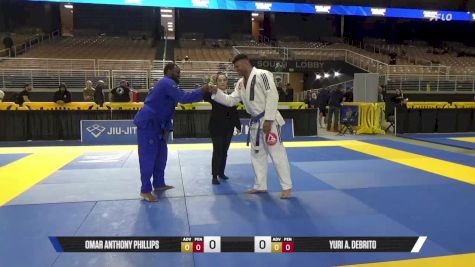 Yuri A. DeBrito vs Omar Anthony Phillips 2025 Pan Jiu Jitsu IBJJF Championship
