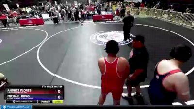 250 lbs 5th Place Match - Andres Flores, Trifecta Wrestling vs Michael Rivas, Legacy Wrestling Center