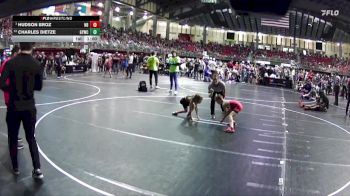 60 lbs Quarterfinal - Hudson Broz, Nebraska Boyz vs Charles Dietze, Gretna Youth Wrestling Club