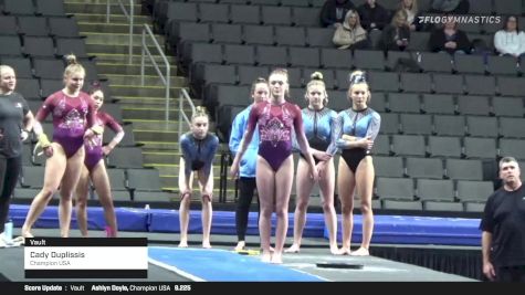 Cady Duplissis - Vault, Champion USA - 2022 Elevate the Stage Toledo presented by Promedica
