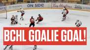 Short-handed Goalie Goal: Chilliwack Chiefs Goaltender Vladimir Nikitin Scores