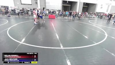 149 lbs Cons. Round 3 - Nolan Ferrell, Askren Wrestling Academy vs Jack Brucker, Ringers Wrestling Club