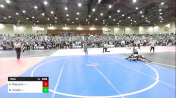 116 lbs Consi Of 8 #2 - Kenet Paguada, South Reno WC vs Malachi Knight, All In Wr Ac