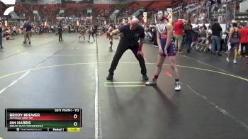 112 lbs Quarterfinal - Brody Brewer, Michigan West WC vs Ian Harris, Dream Team Performance