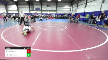 130 lbs Semifinal - Anthony Caisse, Wolf Gang Wr Ac vs Hudson Lufkin, Maine Trappers