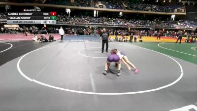 5A 145 lbs Champ. Round 1 - Gillian Eckert, Comal Pieper vs Aubree Schubert, Liberty Hill