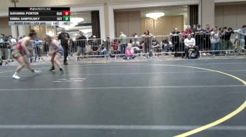 123 lbs Consi Of 8 #1 - Savanna Porter, Black Flag Wr Ac vs Emma Jampolsky, East Valley WC