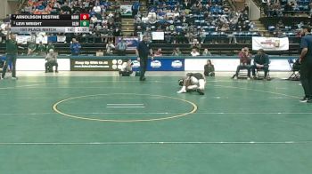 2 - 144 lbs 1st Place Match - Arnoldson Destine, Nandua vs Levi Wright, Glenvar