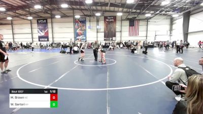 90 lbs 3rd Place - Mason Brown, NC vs Wyatt Sartori, NY