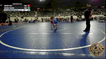 55 lbs Consi Of 16 #2 - Grady Gill, Husky Wrestling Club vs Hayes Young, Husky Wrestling Club