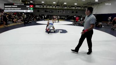 175 lbs Cons. Round 2 - Enrique Farias, Glendora High School Wrestling vs Hayden Whynaught, Team Thunder