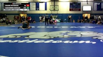 Girls 145 lbs 1st Place Match - Alexandria Rosales, Oak Grove High School vs Roarie Patterson, Vancleave High School