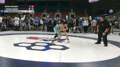 100 lbs Champ. Rd Of 16 - Rocco Valvano, Illinois vs Rhoan Rambo, Oklahoma