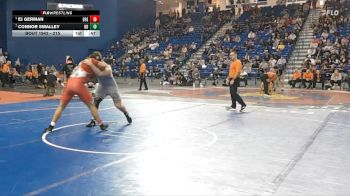 215 lbs Cons. Round 7 - EJ German, Brecksville vs Connor Smalley, Notre Dame Green Pond