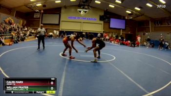 165 lbs William Prater, Embry-Riddle (Ariz.) vs Caleb Marx, Snow