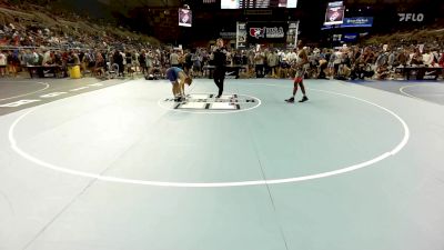 126 lbs Rnd Of 64 - Dale Gant III, MI vs Kayden Eller, MN