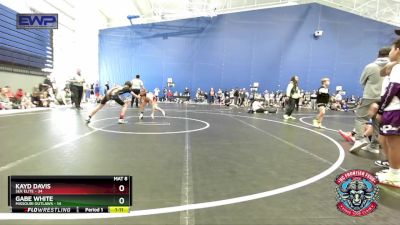 115 lbs Semis (4 Team) - Gabe White, Missouri Outlaws vs Kayd Davis, SEK Elite