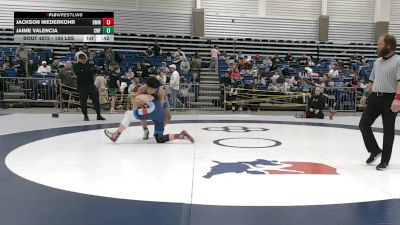 126 lbs Champ. Rd Of 16 - Jackson Niederkohr, Beast Mode Wrestling vs Jaime Valencia, Cyclones Wrestling & Fitness