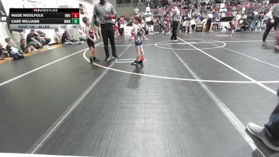 46 lbs Round Of 16 - Wade Woolfolk, Bartlesville Wrestling Club vs Case Williams, Barnsdall Youth Wrestling