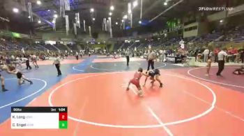95 lbs Quarterfinal - Hudson Egeberg, Matpac ND vs Dominik Ortiz, Bear Cave