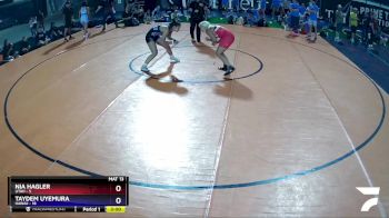 135 lbs Quarters & Wb (16 Team) - Nia Hagler, Utah vs Taydem Uyemura, Hawaii