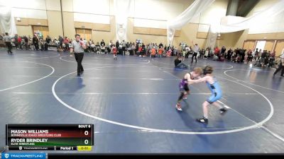 52 lbs Quarterfinal - Mason Williams, Bonneville Idaho Wrestling Club vs Ryder Brindley, Elite Wrestling