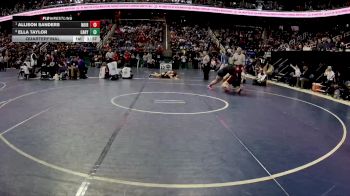 235 lbs Quarterfinal - Allison Sanders, North Iredell&nbsp; vs Ella Taylor, Cary