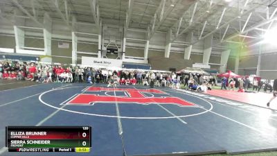 120 lbs Cons. Semi - Elliza Brunner, Copper Hills vs Sierra Schneider, Fremont