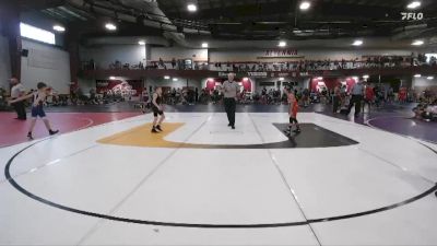 72 lbs Round 3 (8 Team) - Marco Hernandez, Steller Trained Doom vs Logan Vallalla, Mat Assassins White