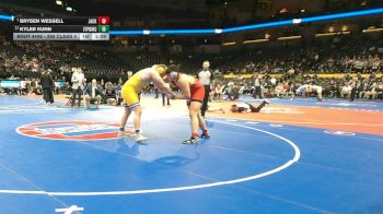 285 Class 4 lbs 1st Place Match - Brysen Wessell, Jackson vs Kyler Kuhn, St. Pius X (Kansas City)