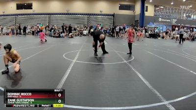 72 lbs Round 1 (4 Team) - Dominic Rocco, Ohio Gold vs Zane Gustafson, Junior Terps Xtreme