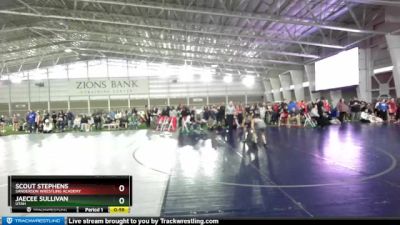 94 lbs Round 3 - Scout Stephens, Sanderson Wrestling Academy vs JaeCee Sullivan, Utah