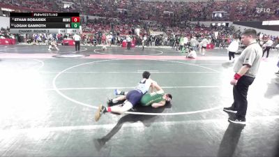 120 lbs Champ. Round 2 - Ethan Robaidek, Monona Grove/McFarland Wrestling Club vs Logan Gamroth, Melrose-Mindoro