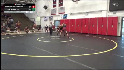 157 lbs Cons. Round 5 - Aaron Garcia, Sacramento City College vs Everardo Gonzalez, Victor Valley College