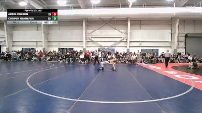 77 lbs Placement (4 Team) - Cooper Hennefer, Idaho 1 vs Aksel Polson, Wyoming Gold