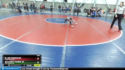 58 lbs 3rd Place Match - Eduardo Mares Jr, Mat Demon WC vs R. Jae Gonzalez, Young Suns WC