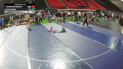126 lbs Champ. Rd Of 16 - Jaycelynn Bowles, Wyoming vs Alyvia White, Alaska