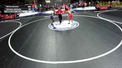 132 lbs Champ. Rd Of 64 - Gael Luna, Benjamin Franklin Senior High School Wrestling vs Anthony Martinez, World Team Training Center