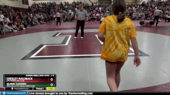 J-3 lbs Round 1 - Quinn Hansen, Midland Little Eagle Wrestling vs Chesley Railsback, CPU Wrestling Club