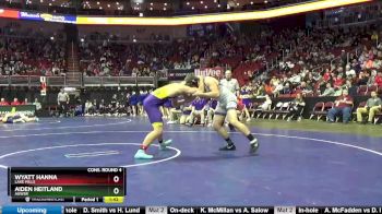 1A-220 lbs Cons. Round 4 - Aiden Heitland, AGWSR vs Wyatt Hanna, Lake Mills